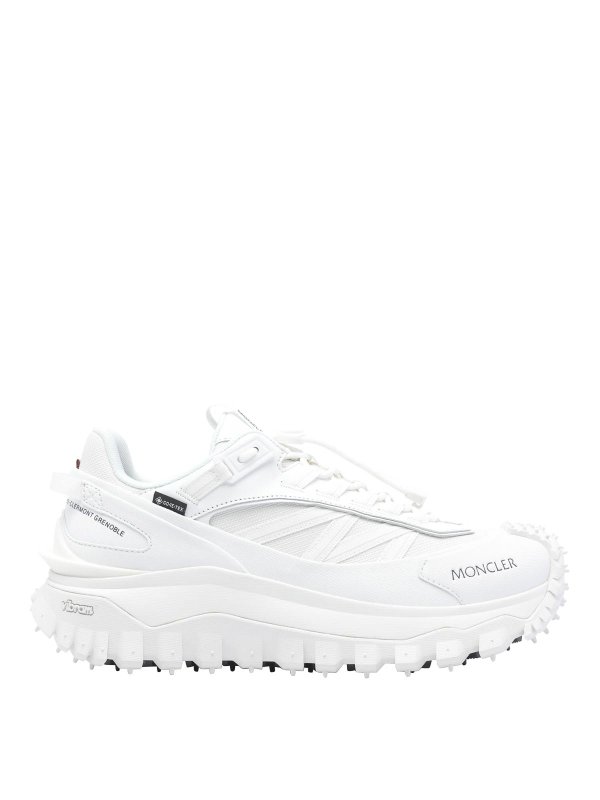 MONCLER: Chaussures de sport - Baskets - Blanc