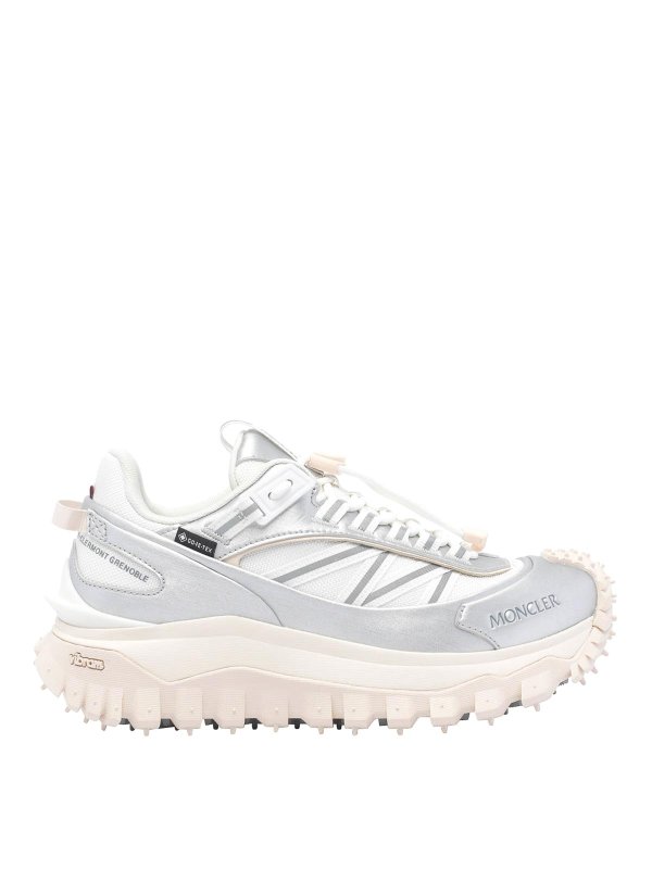 MONCLER: Chaussures de sport - Baskets - Blanc