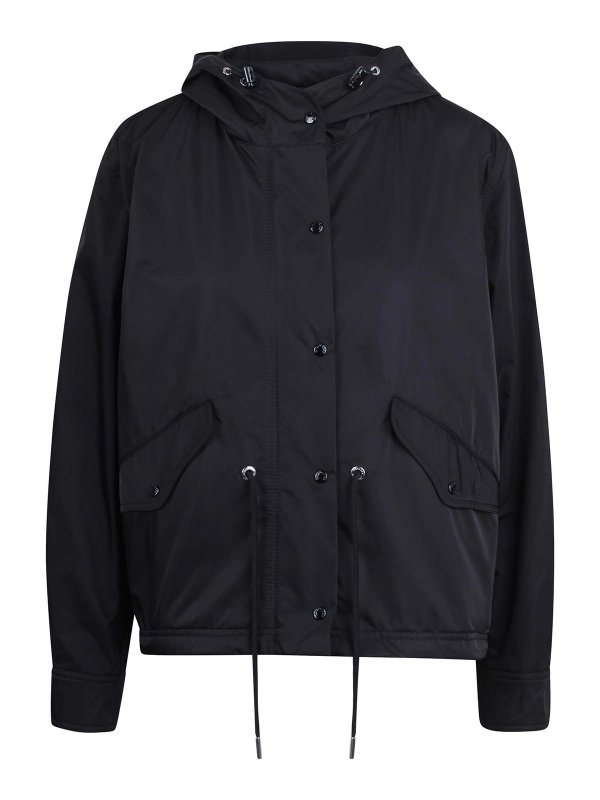 MONCLER: パーカー - パーカー - 黒