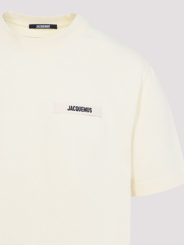 The Best Shops JACQUEMUS: t-shirts - Le T-Shirt Grosgrain T-Shirt