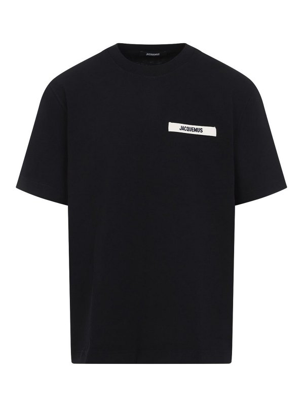JACQUEMUS: T-shirts - T-Shirt - Schwarz