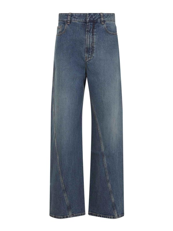 Alaïa: jeans bootcut - Jeans contorti