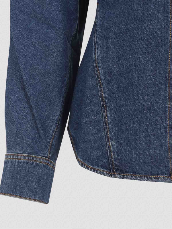 The Best Shops Alaïa: Chemises - Chemise - Beige Clair