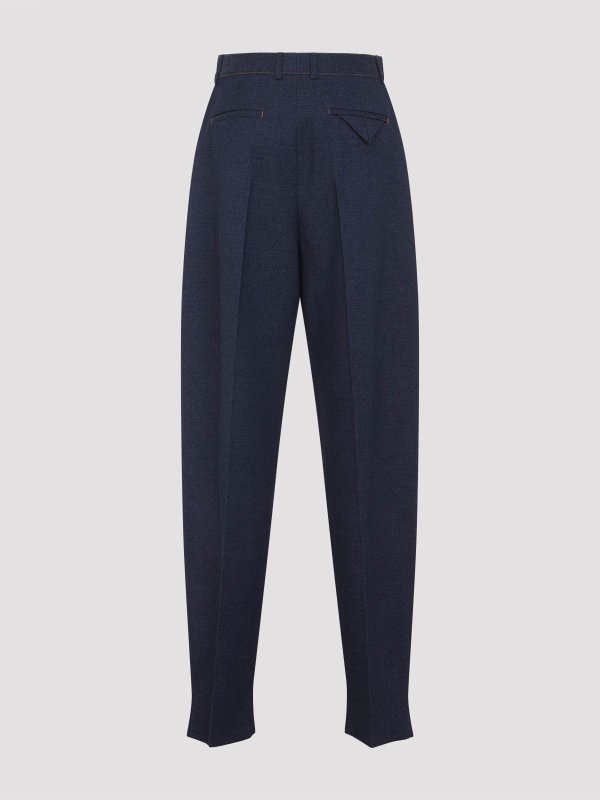 BOTTEGA VENETA: テーラードトラウザー online - ショートパンツ - ダークブルー