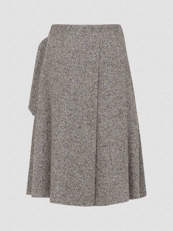 BRUNELLO CUCINELLI: ニーレングススカート＆ミディ丈 online - 膝丈/ミディスカート - 黒