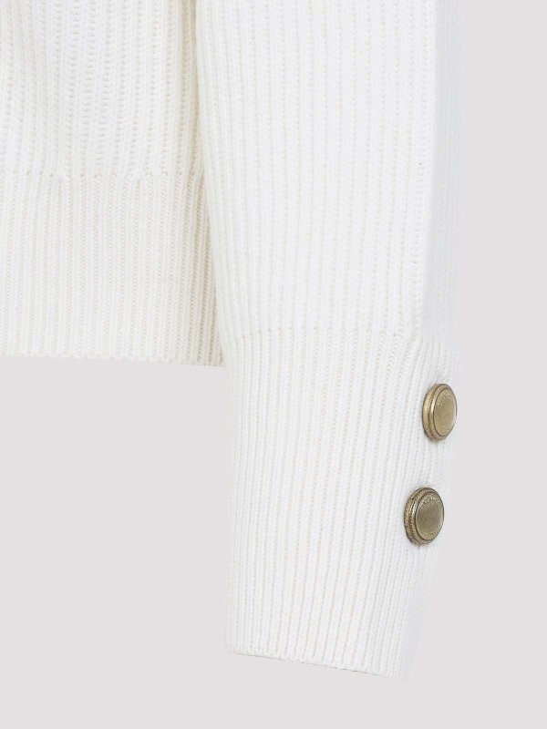 クルーネック - 白 shop online: BRUNELLO CUCINELLI