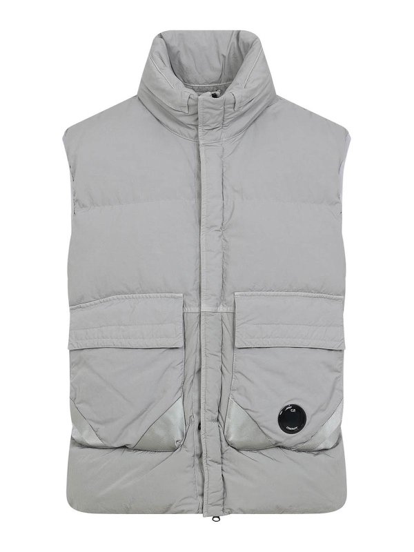 C.P. COMPANY: waistcoats & gilets - Cp Company Chrome-R Gilet