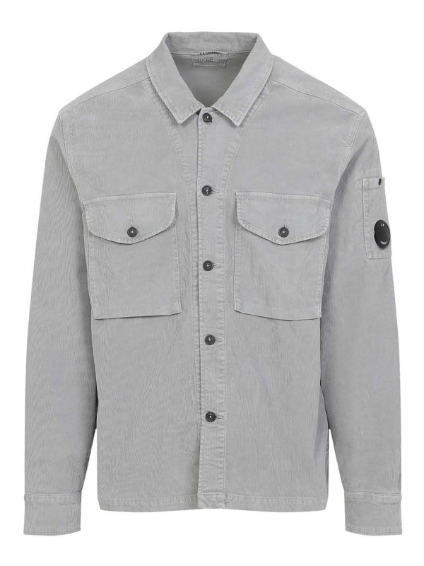 C.P. COMPANY: Chemises - Chemise - Gris