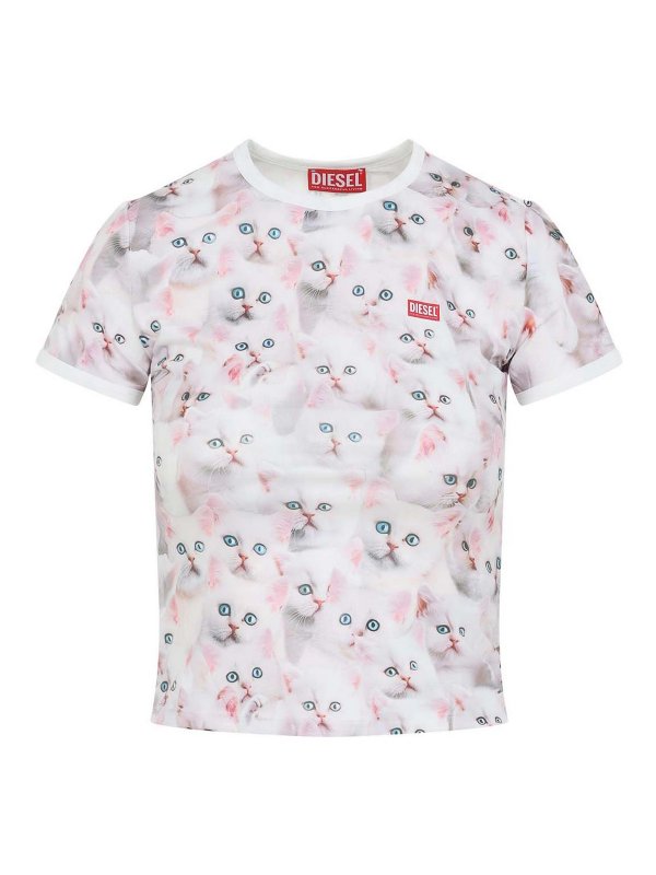 DIESEL: T-shirts - T-Shirt - Weiß