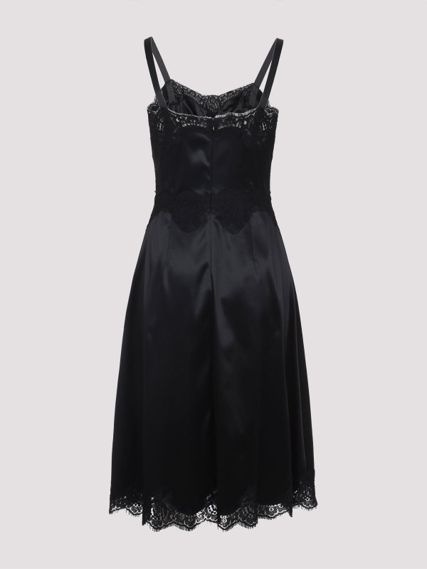 DOLCE & GABBANA: maxi dresses online - Dolce & Gabbana Acetate Midi Dress