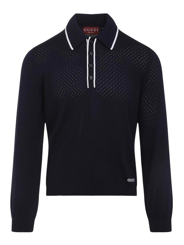 GUCCI: polo shirts - Long Sleeves Polo