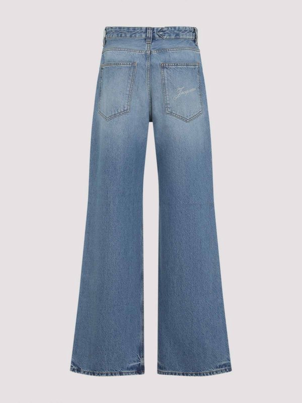 JACQUEMUS: Jeans boot-cut online - Jeans Boot-Cut - Azul
