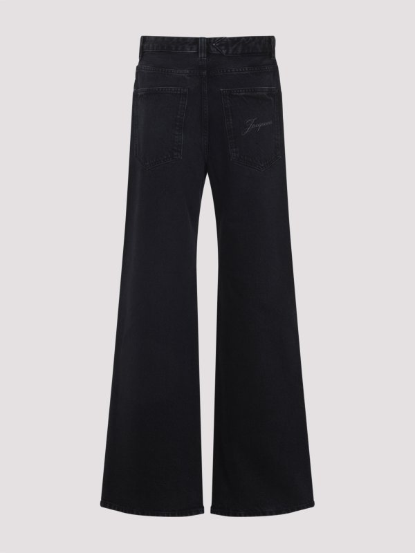 JACQUEMUS: ブーツカットジーンズ online - ブーツカットジーンズ - 黒