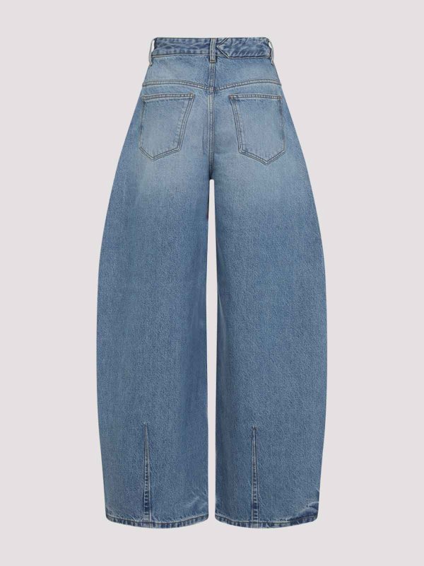 JACQUEMUS: bootcut jeans online - Le De-Nimes Ovalo Jeans