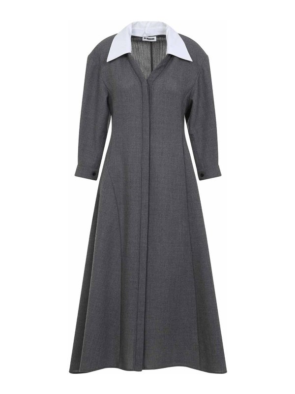 JIL SANDER: maxi dresses - 230 Mf Midi Dress
