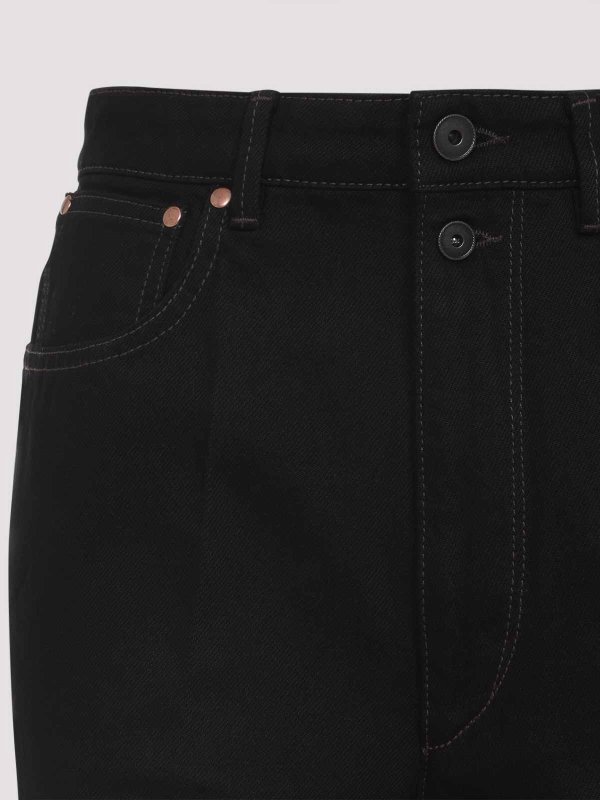 The Best Shops LEMAIRE: Pantalons casual - Short - Noir