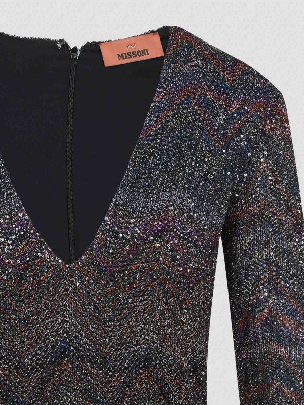 ショートドレス - マルチカラー shop online: MISSONI