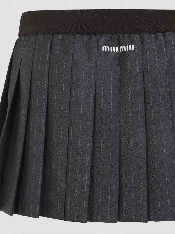 The Best Shops MIU MIU: Knee length skirts & Midi - Mini Skirt