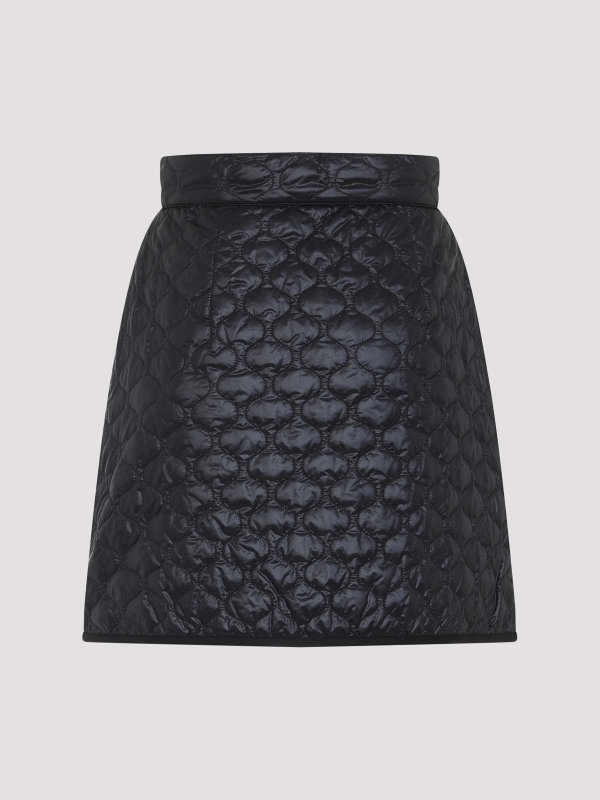 MONCLER: ニーレングススカート＆ミディ丈 online - 膝丈/ミディスカート - 黒