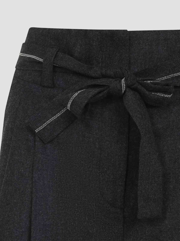 The Best Shops PESERICO: casual trousers - Wide Leg Pants