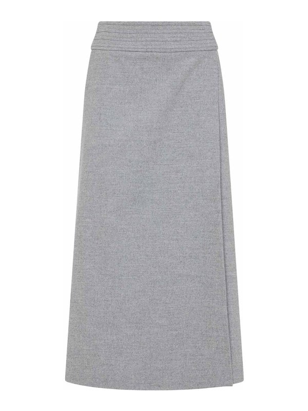 PESERICO: Jupes midi et au genou - Jupe Midi - Gris