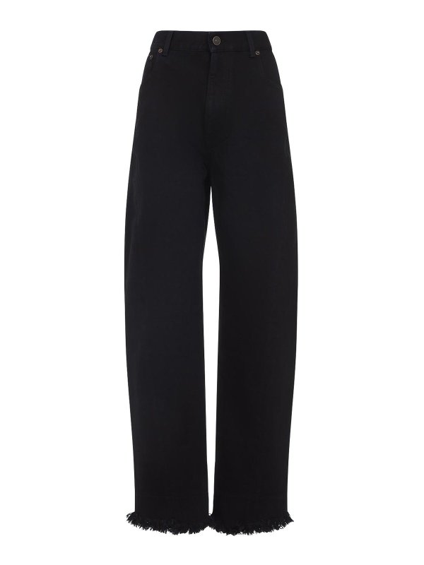 PHOEBE PHILO: Jeans évasés - Jean Bootcut - Noir