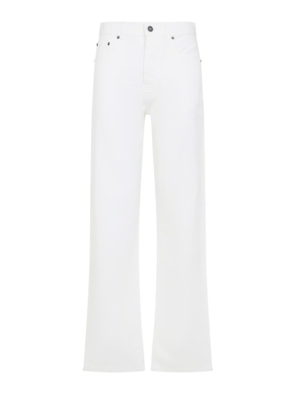 PHOEBE PHILO: Jeans évasés - Jean Bootcut - Crème