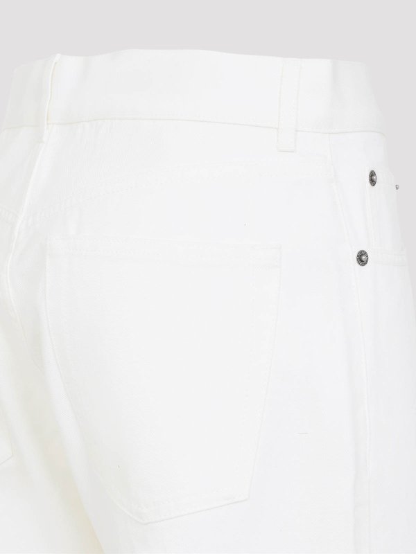 The Best Shops PHOEBE PHILO: Jeans évasés - Jean Bootcut - Crème