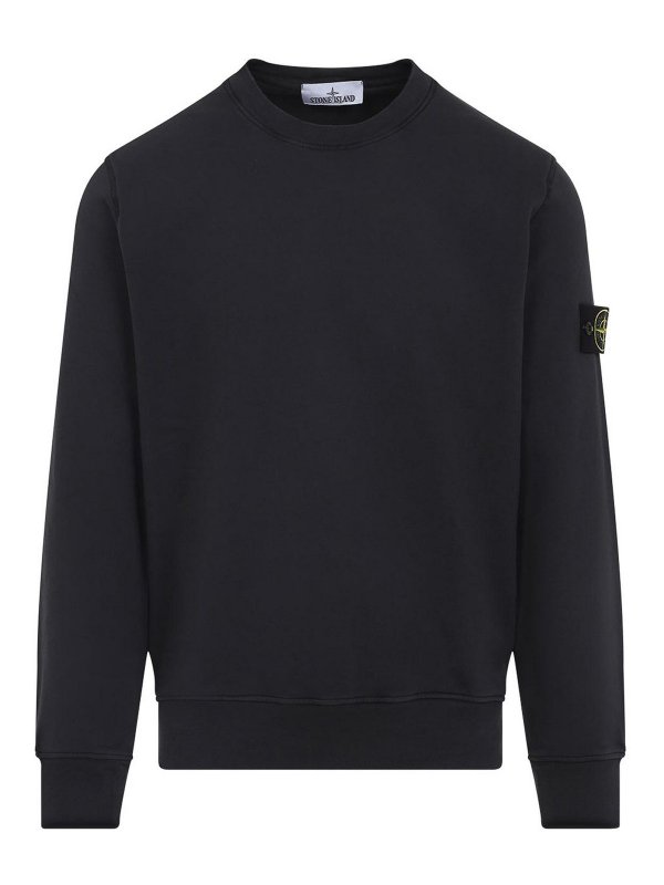 STONE ISLAND: Sweatshirts & Pulls - Sweat-Shirts - Noir