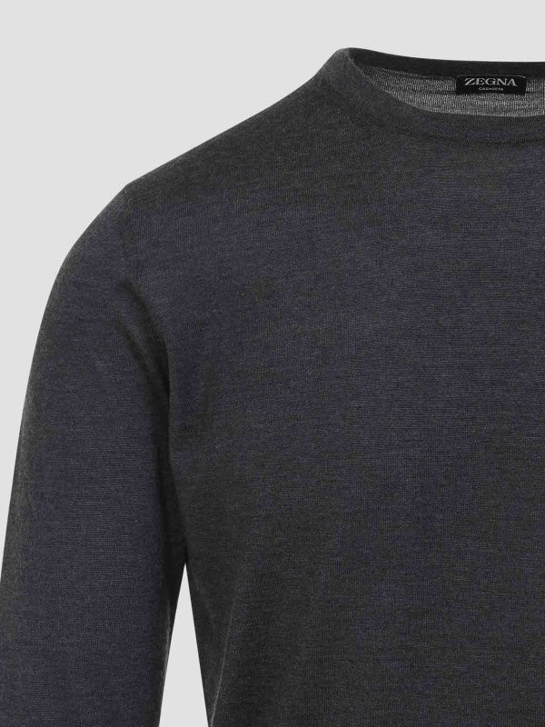 The Best Shops ZEGNA: crew necks - Zegna Cashseta Pullover