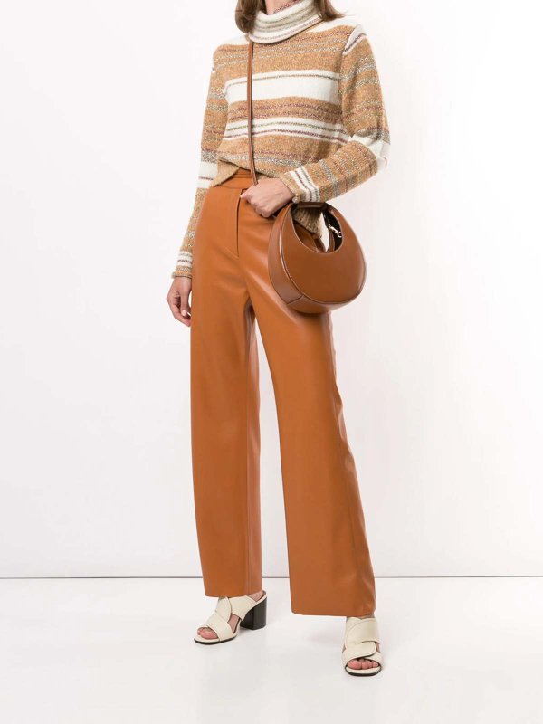 STAUD: borse a tracolla online - Borsa Mini Moon Tan