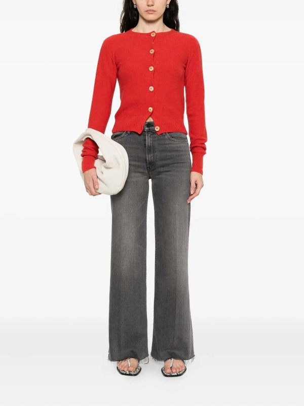 The Best Shops MOTHER: Bootcut Jeans - Schwarz