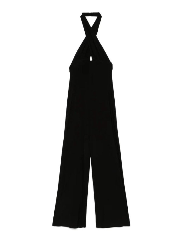 Norma Kamali: jumpsuits - Cross neck suit