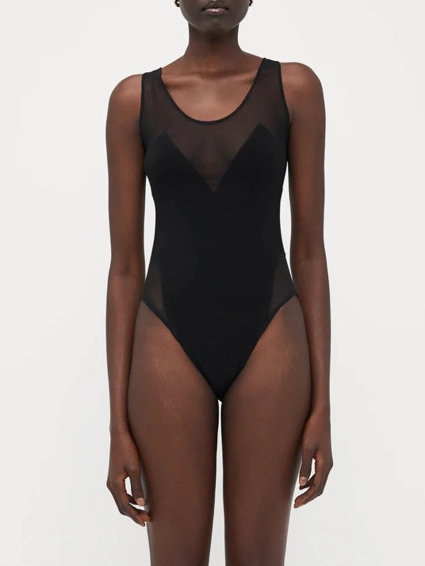 Norma Kamali: Tops & Tank tops online - Body Semitrasparente