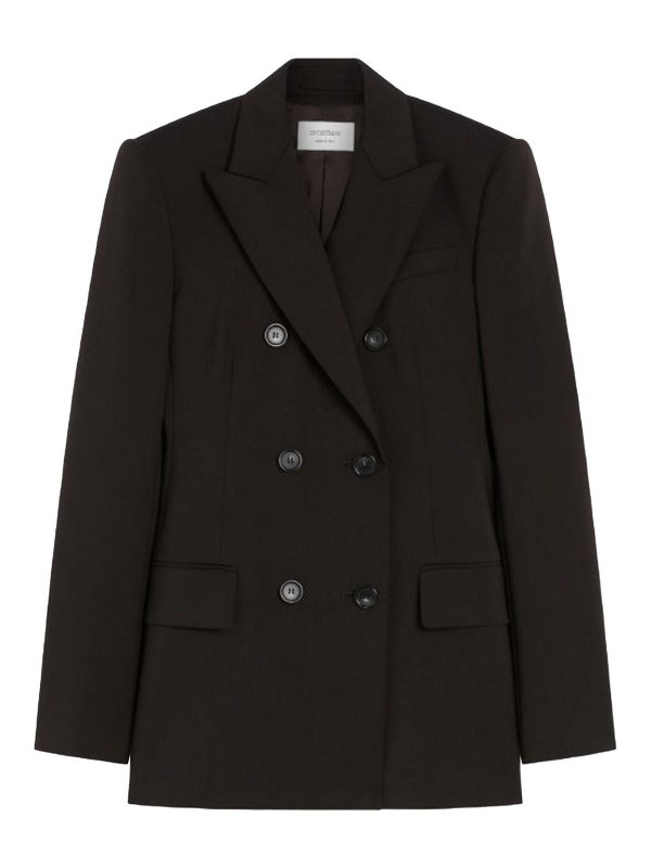 SPORTMAX: blazers - Adam chocolate jacket
