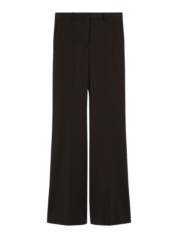 SPORTMAX: Tailored & Formal trousers - Chocolate hangar trousers