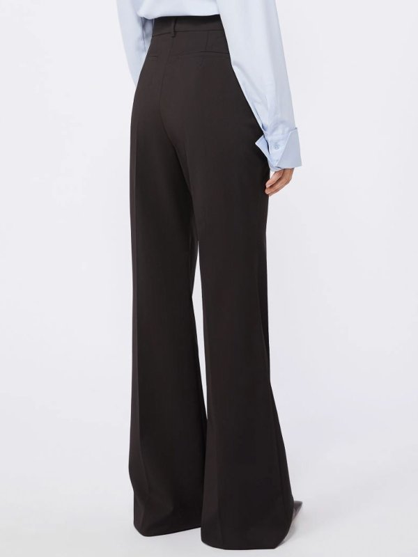 The Best Shops SPORTMAX: Tailored & Formal trousers - Chocolate hangar trousers
