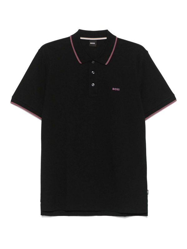 Hugo Boss: Poloshirts - Poloshirt - Schwarz