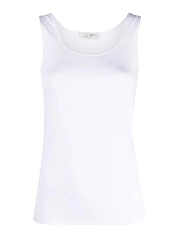 LE TRICOT PERUGIA: Tops und Tank Tops - Top - Weiß