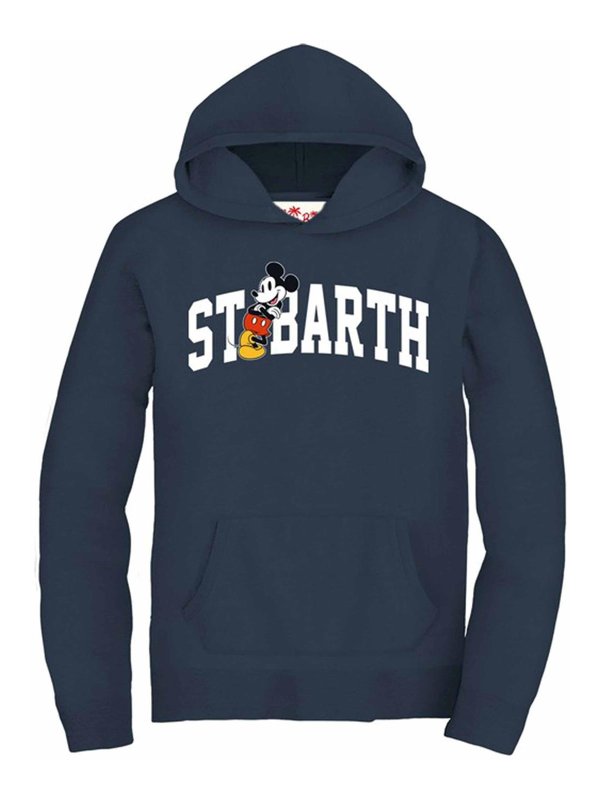 MC2 SAINT BARTH: Sweatshirts & Sweaters - Flamed Fleece Hoody
