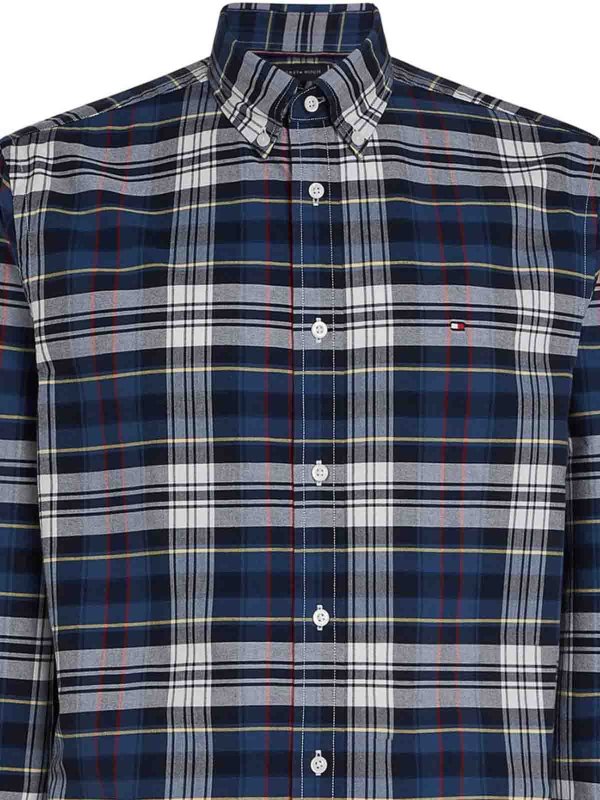 TOMMY HILFIGER: shirts online - Oxford Heritage Plaid Shirt