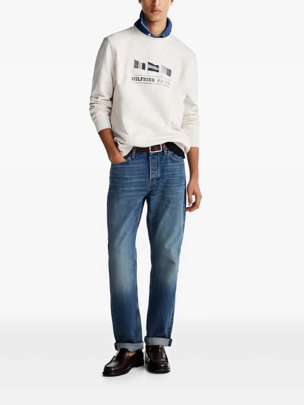 TOMMY HILFIGER: crew necks online - Hilfiger Flags Crewneck
