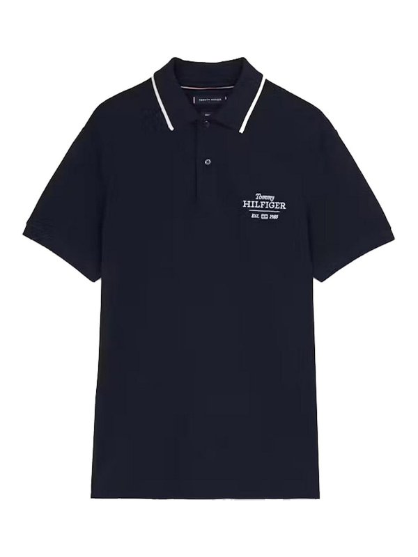 TOMMY HILFIGER: polo shirts - Left Chest Graphic Reg Polo