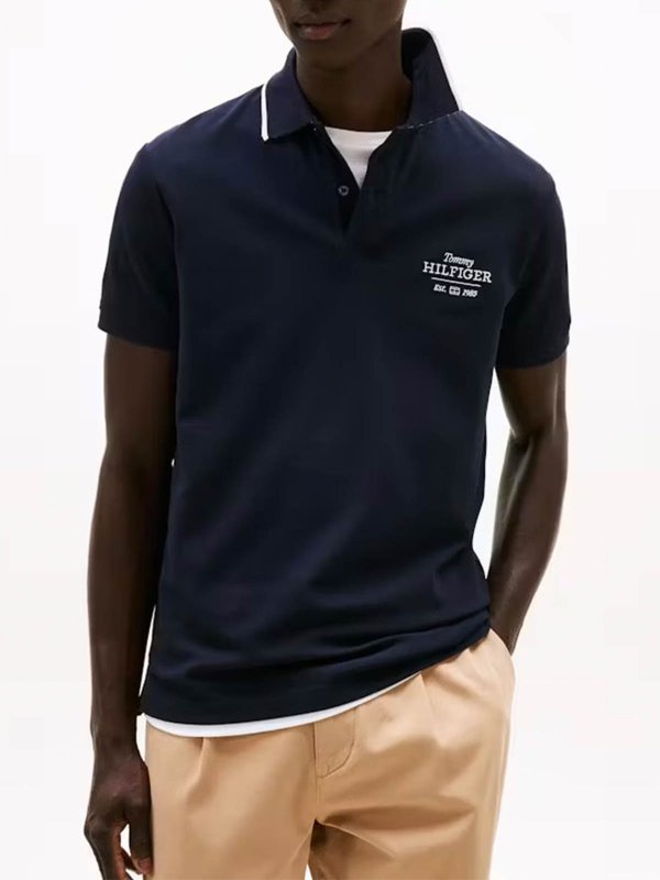 TOMMY HILFIGER: polo shirts online - Left Chest Graphic Reg Polo
