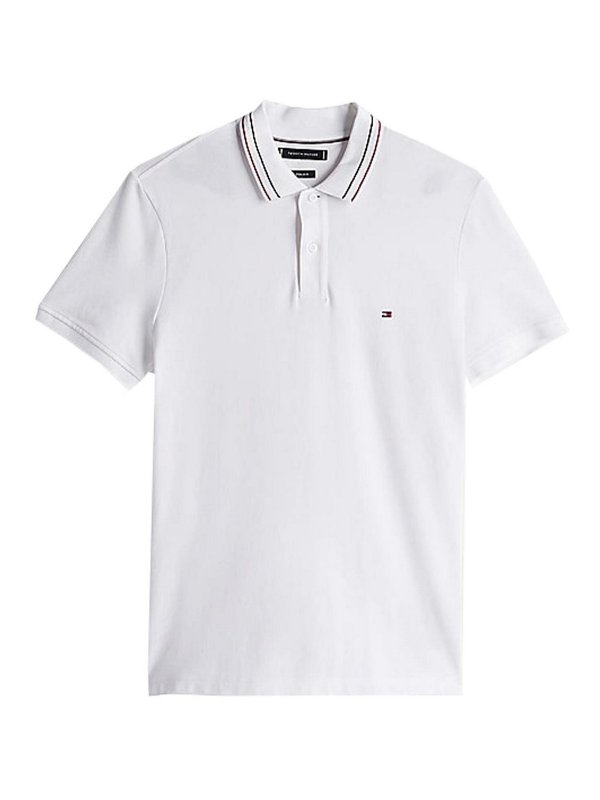 TOMMY HILFIGER: Poloshirts - Poloshirt - Weiß