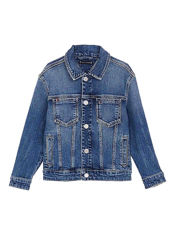 TOMMY HILFIGER: Vestes en denim - Veste En Jean - Délavé