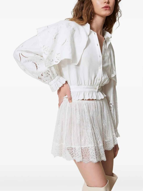 The Best Shops TWINSET: シャツ - シャツ - クリーム