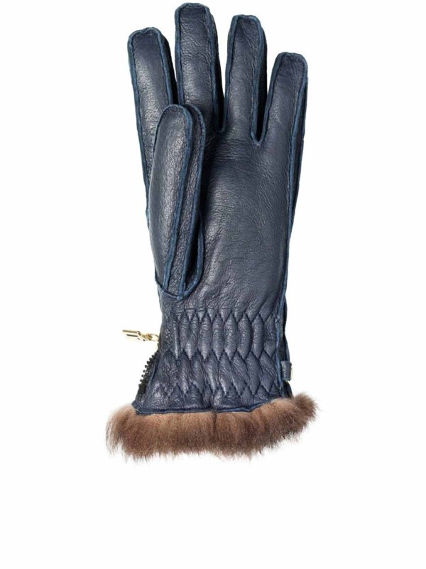 The Best Shops RESTELLI: Gants - Gants - Bleu