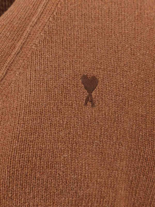 The Best Shops AMI PARIS: cardigan - Cardigan in cashmere