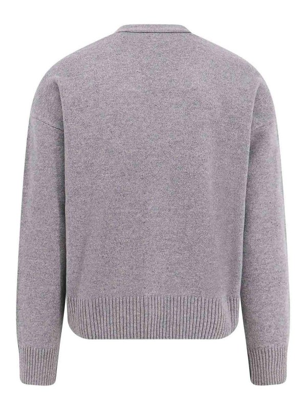 AMI PARIS: Cardigans online - Cardigan - Gris Clair